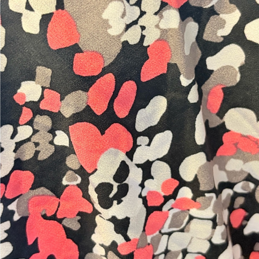 Catalina Black and Red Floral Ruffle One-Piece Swimsuit - Picture 5 of 9